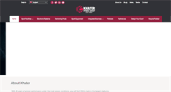Desktop Screenshot of khatersports.com