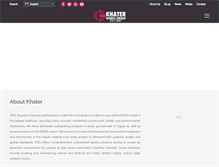 Tablet Screenshot of khatersports.com